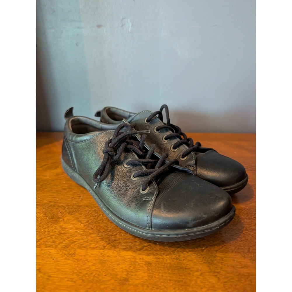 Birkenstock Bartlett Black Leather Low Top Sneakers Mens 40 L9 M7 Portugal